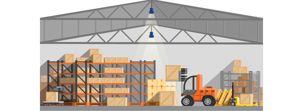 What is the ideal warehouse space utilisation?